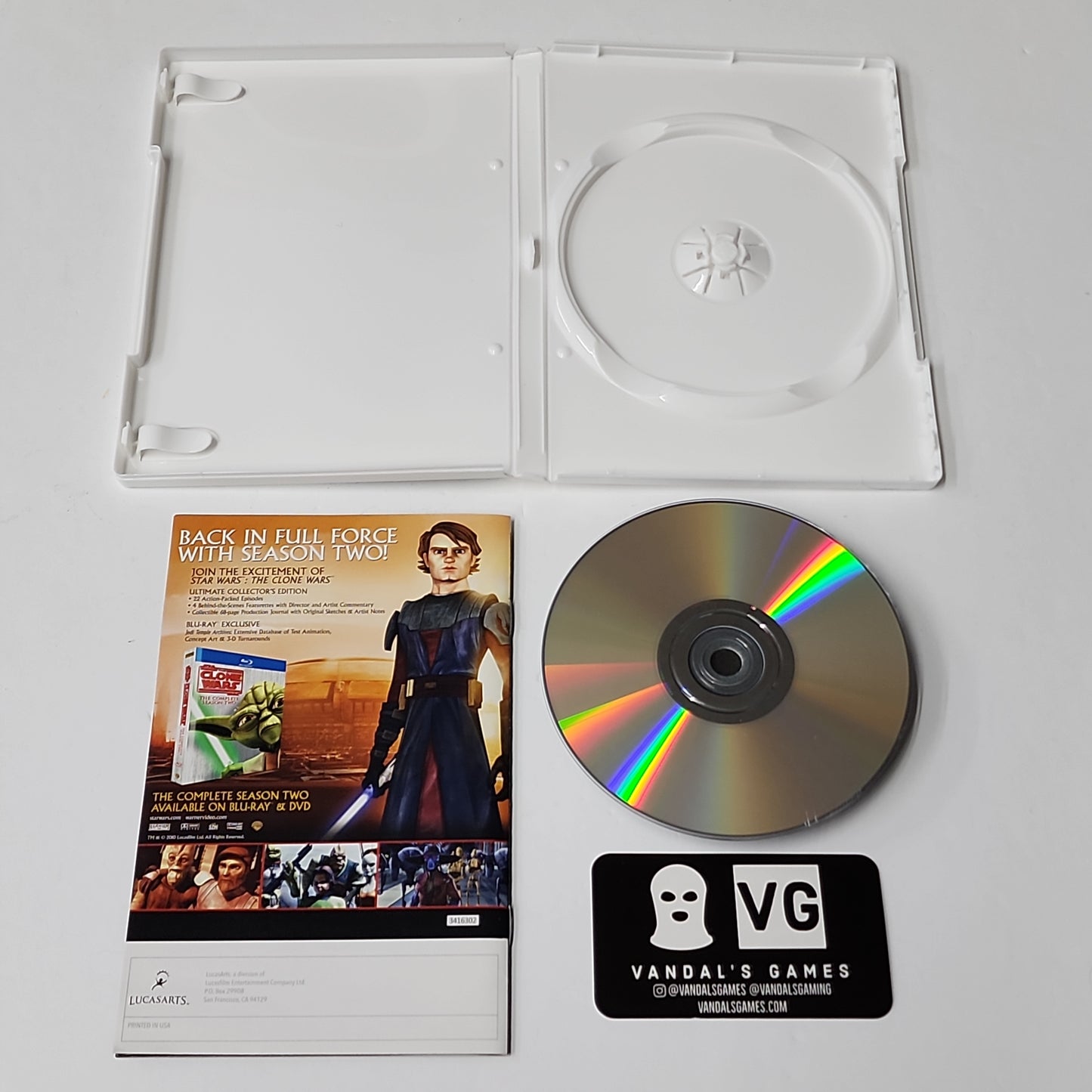 Wii - Star Wars the Force Unleashed 2 II Nintendo Wii Complete #111