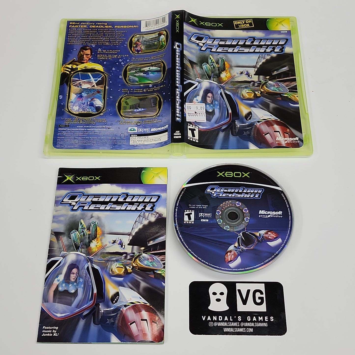 Xbox - Quantum Redshift Microsoft Xbox Complete #111
