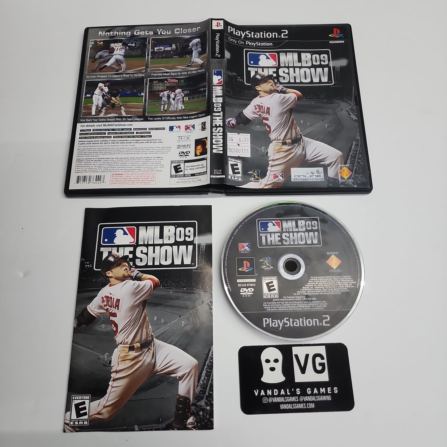 Ps2 - MLB 09 the Show Sony PlayStation 2 Complete #111
