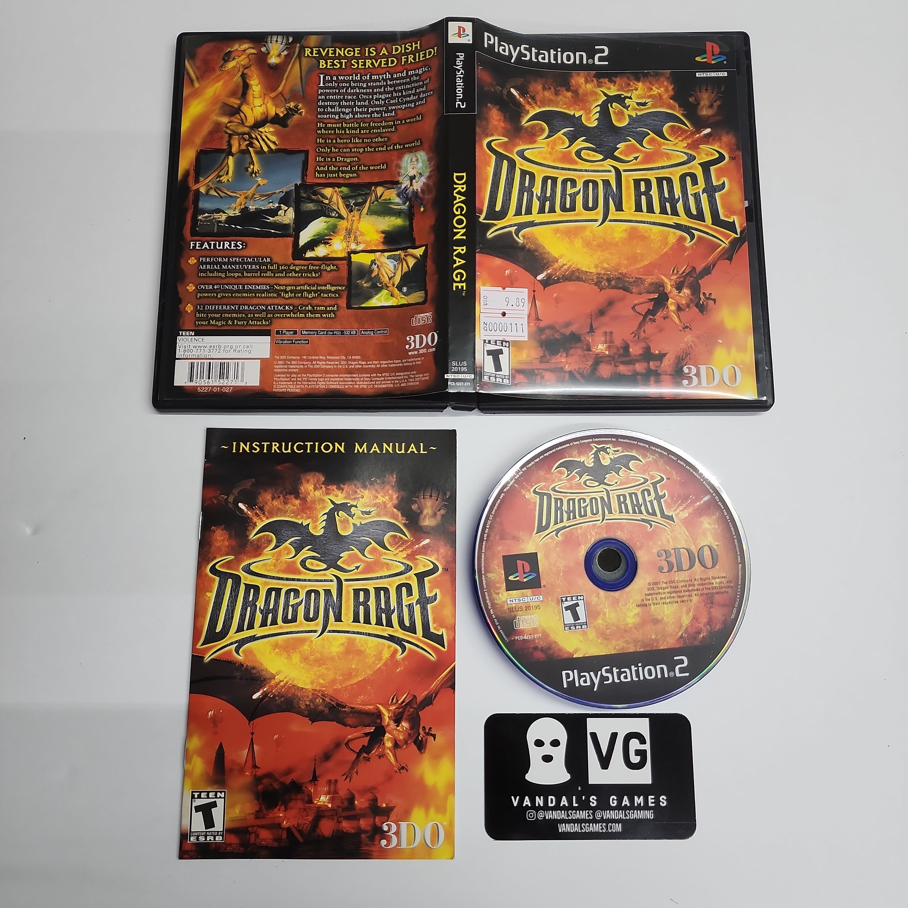 Dragon Rage - Original Americano de Playstation 2 (PS2)