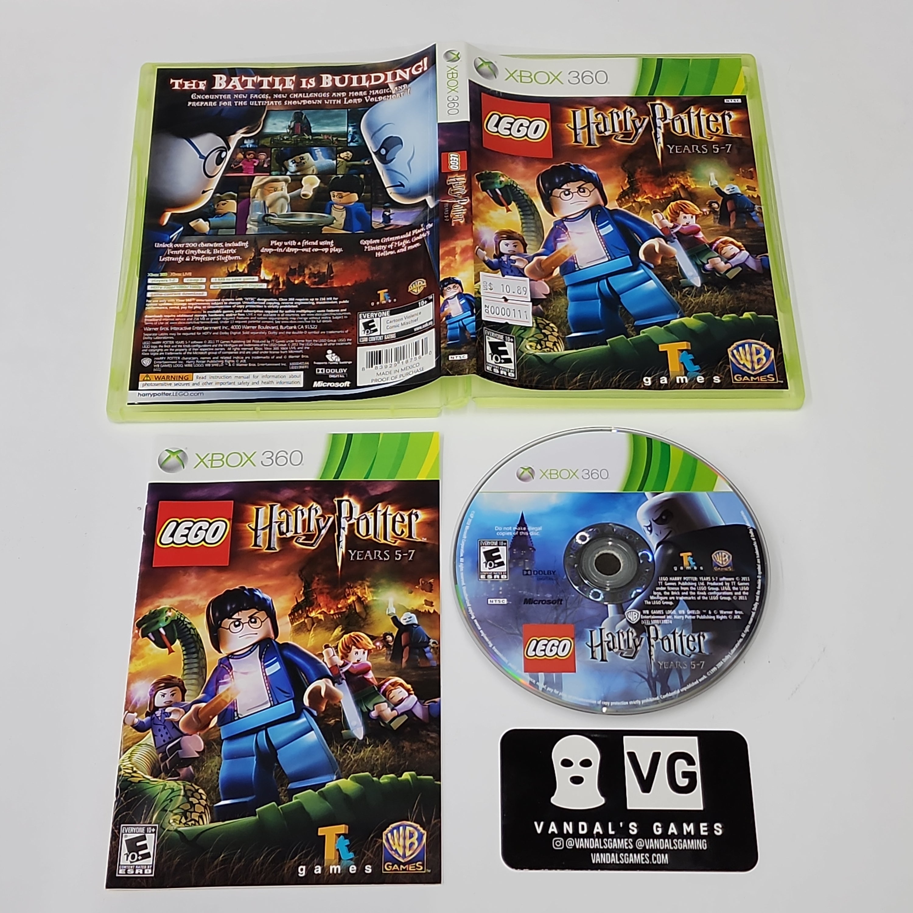 Xbox 360 - Lego Harry Potter Years 5-7 Microsoft Xbox 360 Complete #11 –  vandalsgaming