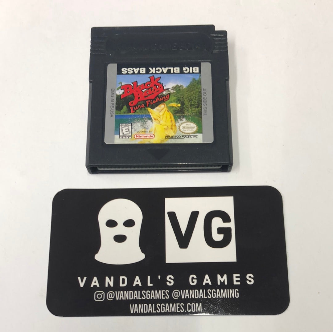 Gbc - Black Bass Lure Fishing Nintendo Gameboy Color Cart Only
