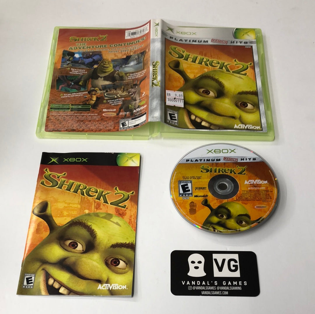 Xbox - Shrek 2 Platinum Hits Microsoft Xbox Complete #111 – vandalsgaming