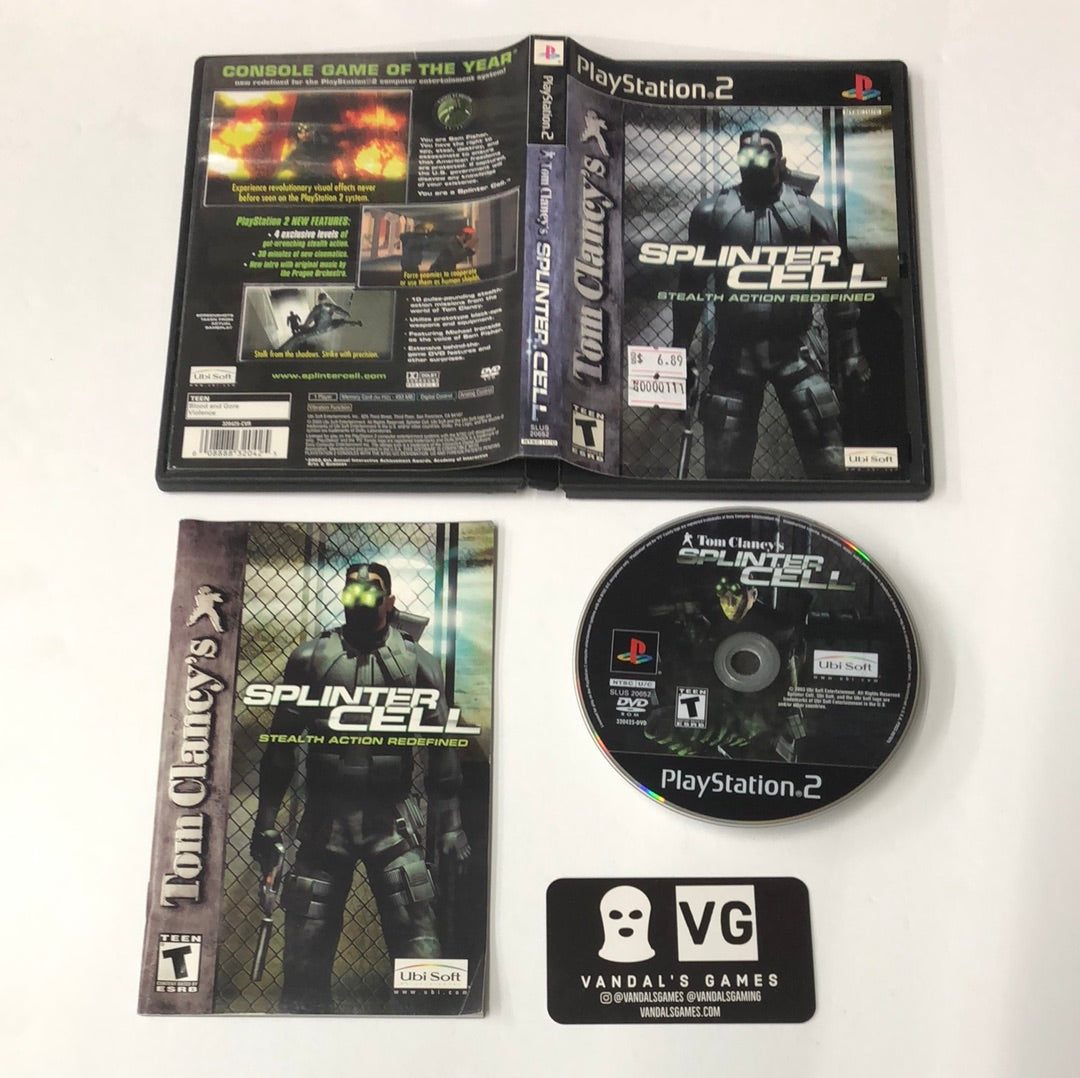 Splinter Cell: Double Agent Playstation 2 PS2 Used