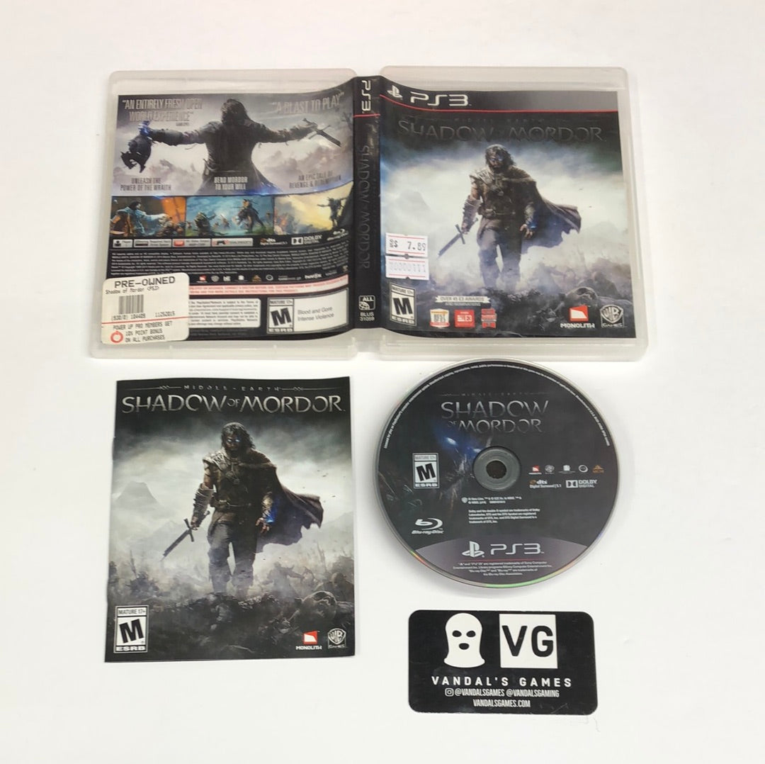 Игра Middle-Earth: Shadow of Mordor (PS3, ps3 games discs used, playstation  3 games, games for playstation 3, cheap, game) (rus sub)