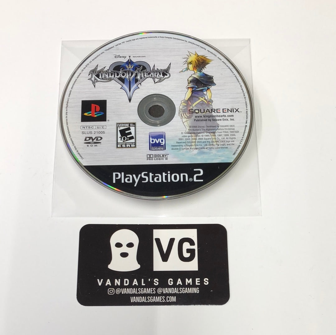 Kingdom Hearts II - Game PLAYSTATION 2 PS2 Complete Tbe