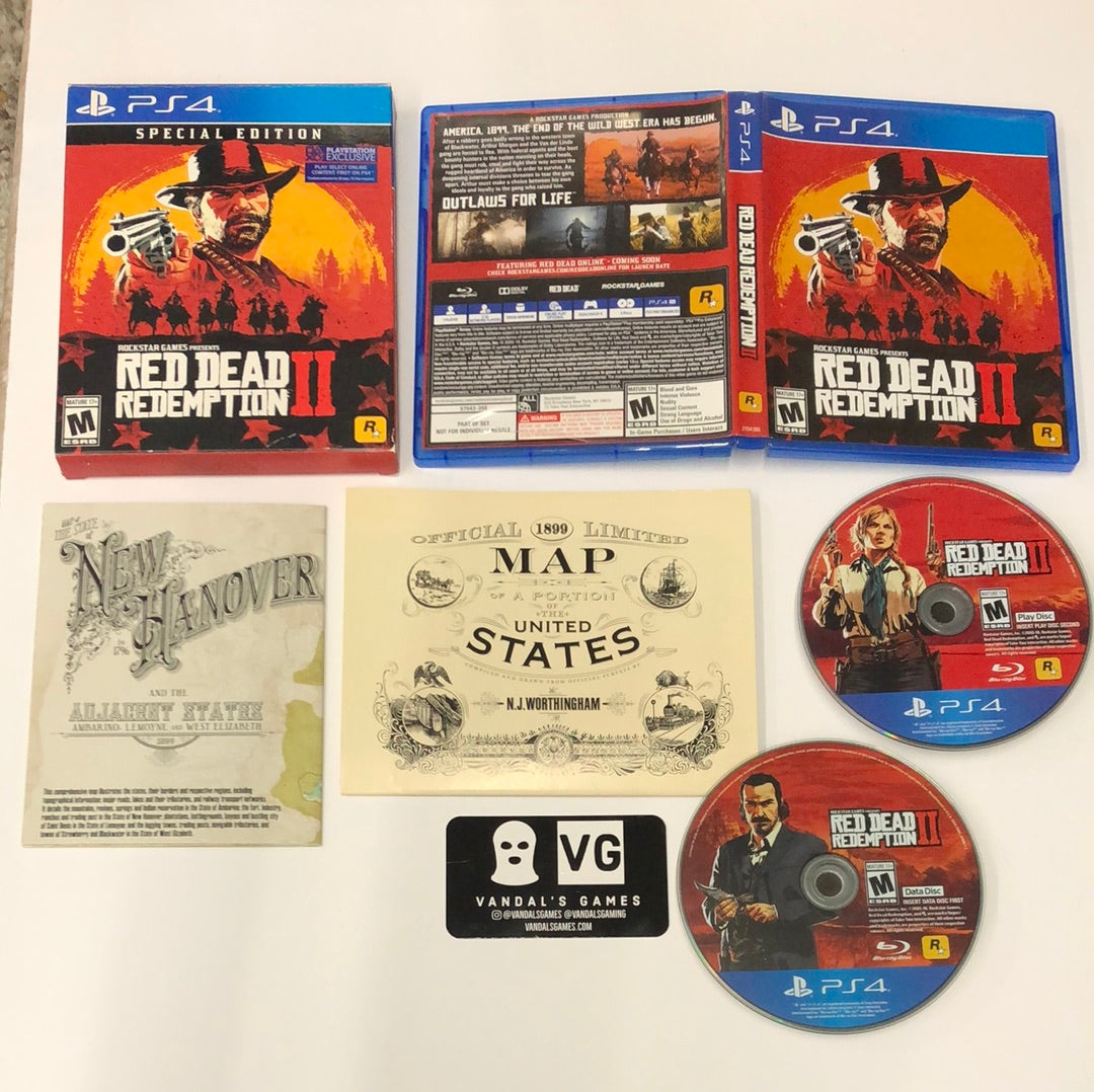 Ps4 - Red Dead Redemption II Special Edition PlayStation 4 Complete NO –  vandalsgaming