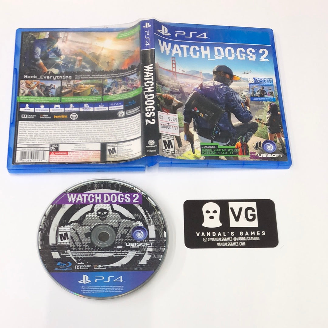Ps4 - Watch Dogs Sony PlayStation 4 W/ Case #111 – vandalsgaming