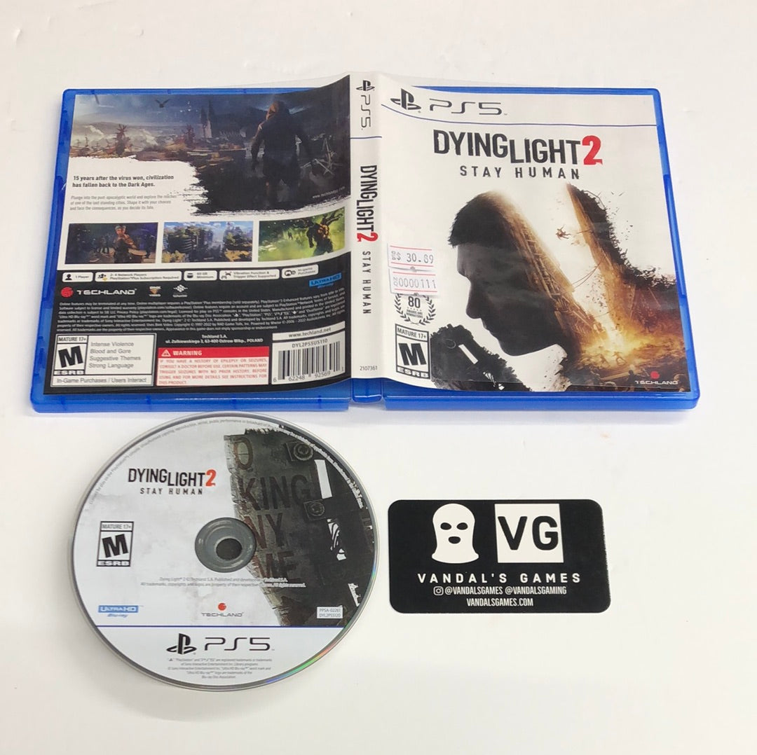 Ps5 - Dying Light 2 Stay Human Sony PlayStation 5 w/ Case #111 –  vandalsgaming