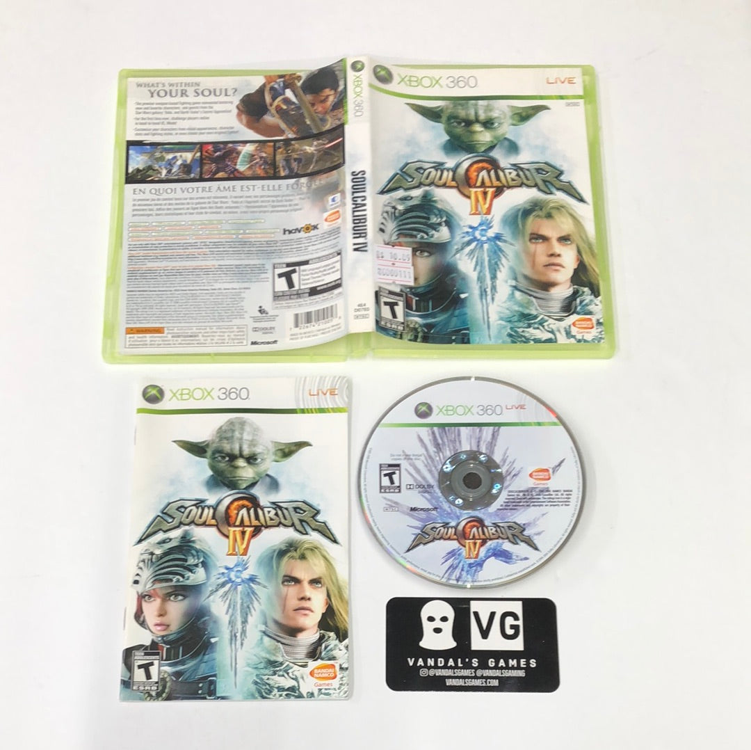 Xbox 360 - Soul Calibur IV Microsoft Xbox 360 Complete #111 – vandalsgaming