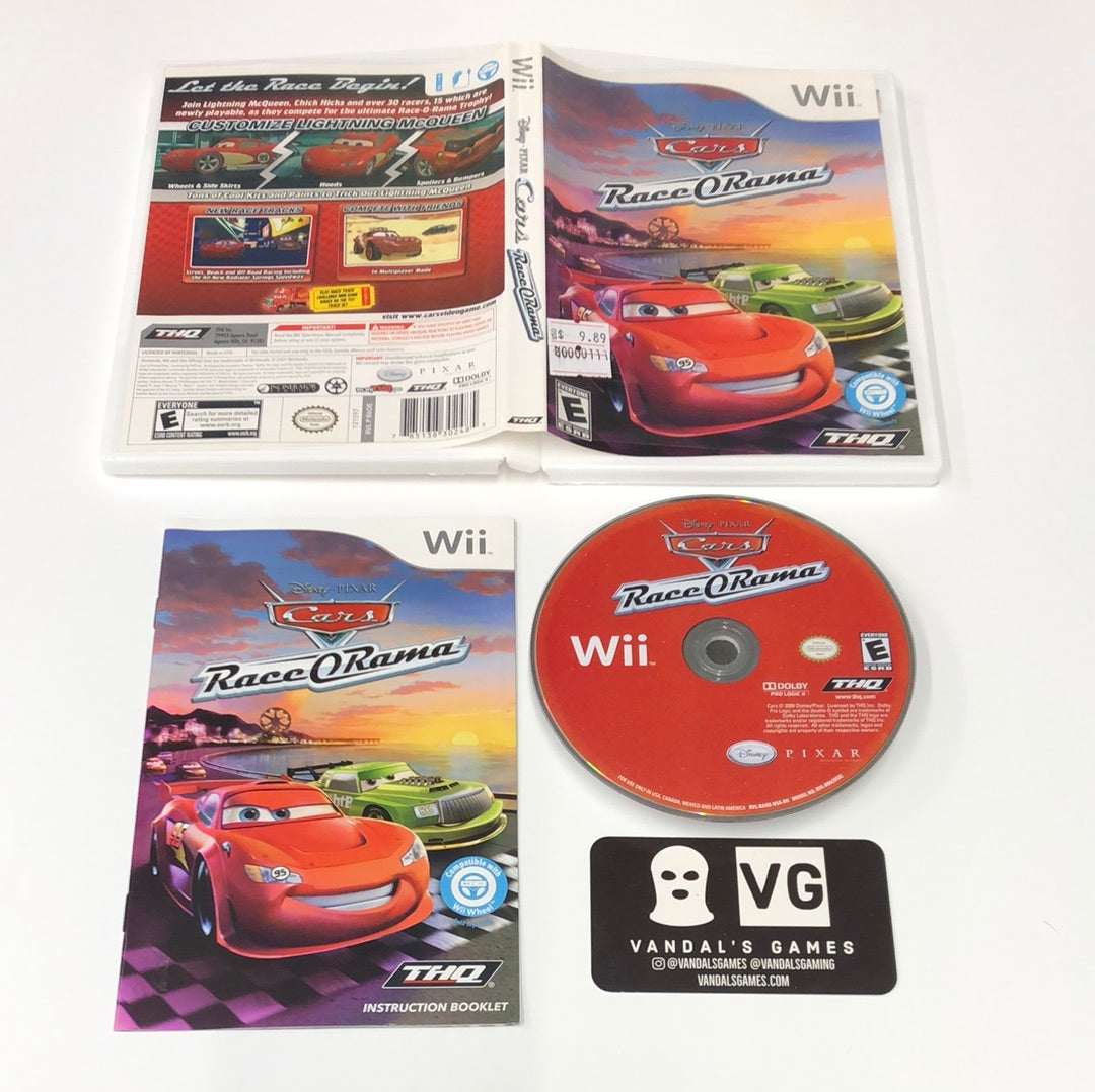 Refurbished THQ Cars Race-o-rama with Cars Wii Wheel  Wii ADVANCED  COMPETITIVE ENTERTAINING 