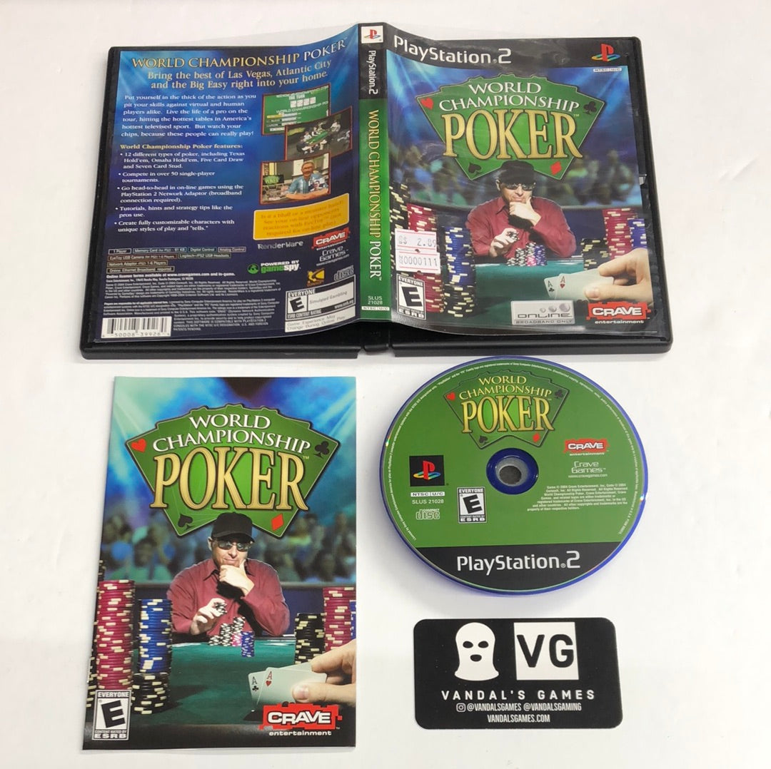 Lot of 2 PlayStation 2 (PS2) Games World Poker Tour and World Series of  Poker