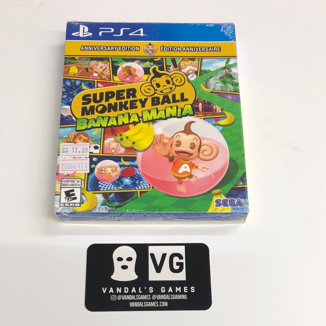 spids derefter Roux Ps4 - Super Monkey Ball Banana Mania Anniversary Edition PlayStation 4 –  vandalsgaming
