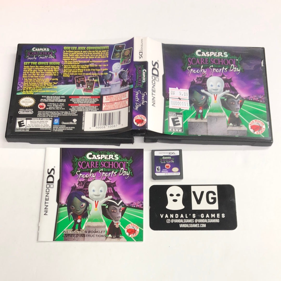 Ds - Casper Scare School Spooky Sports Day Nintendo Ds Complete #111 –  vandalsgaming