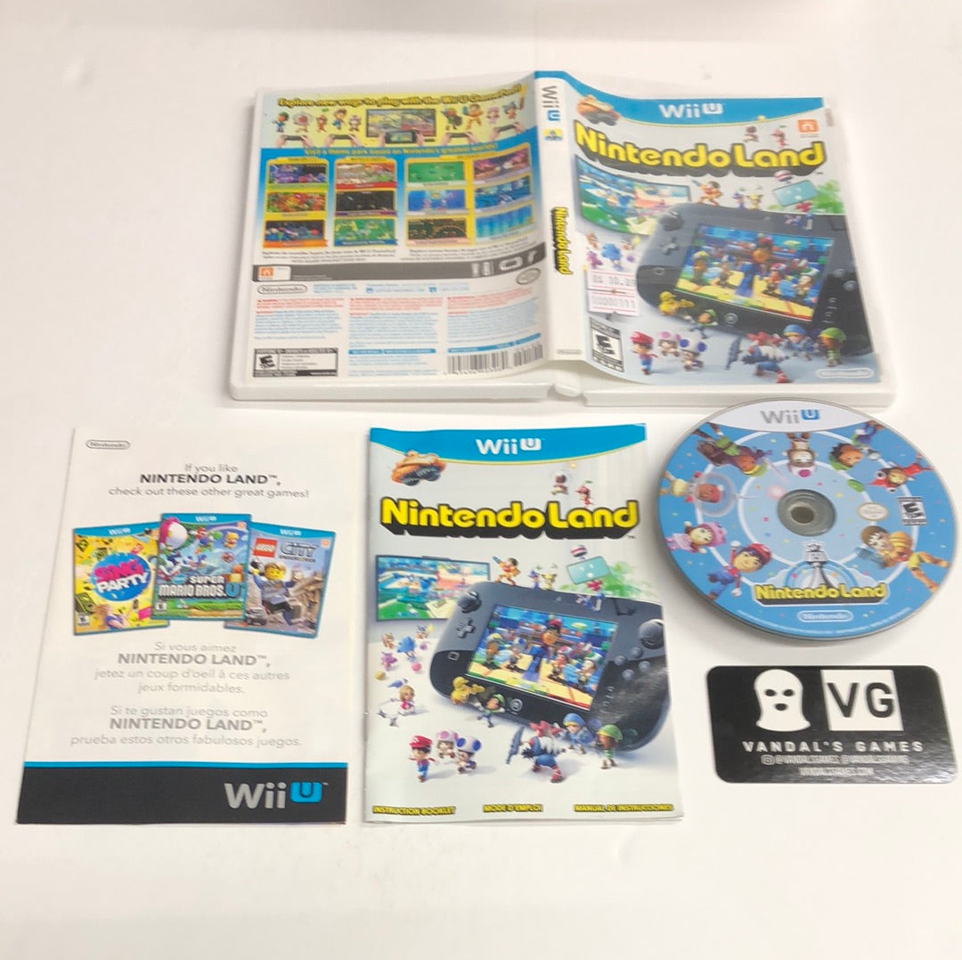 Nintendo Land (Nintendo Wii U, 2012) CIB Complete / Tested