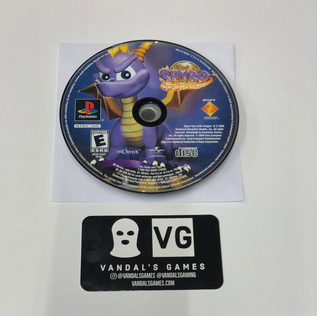 Ps1 - Spyro Year of the Dragon Black Label Sony PlayStation 1 Disc Onl –  vandalsgaming