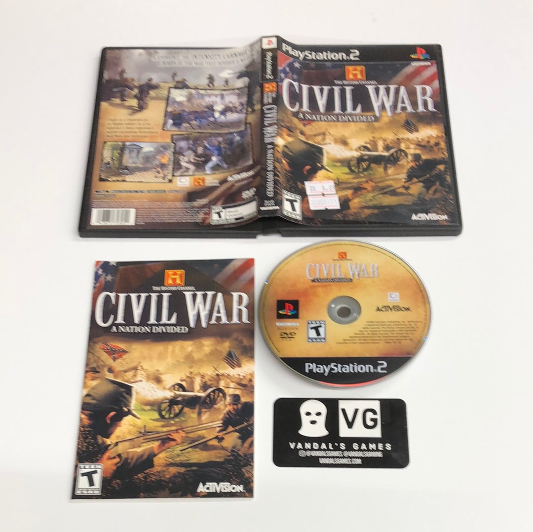 Ps2 - The History Channel Civil War A Nation Divided PlayStation 2 Com –  vandalsgaming