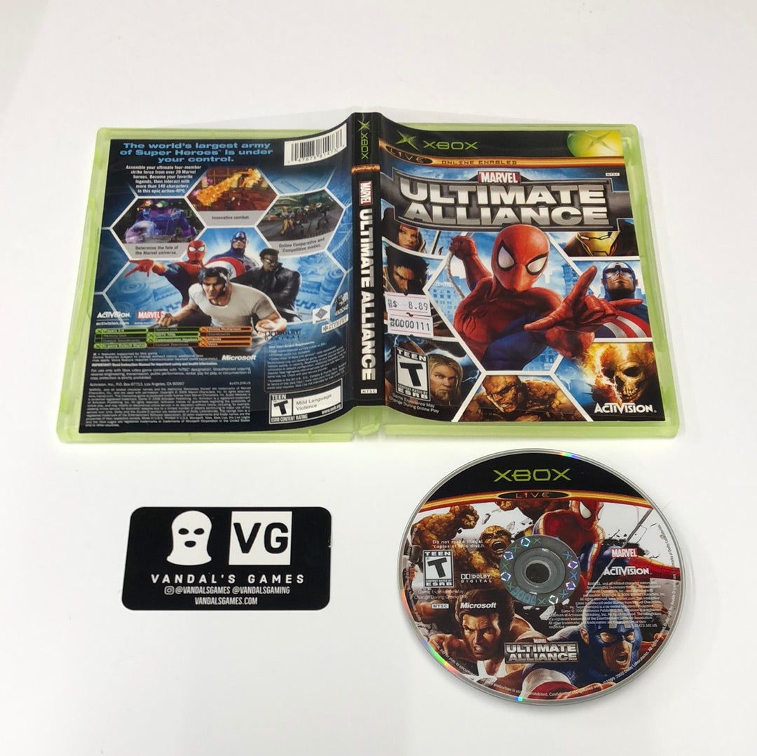 Xbox - Marvel Ultimate Alliance Microsoft Xbox W/ Case #111 – vandalsgaming