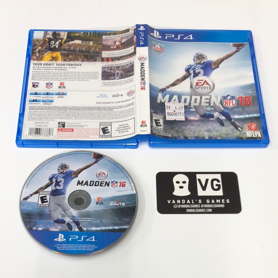 Ps4 - NFL 16 Sony 4 W/ – vandalsgaming