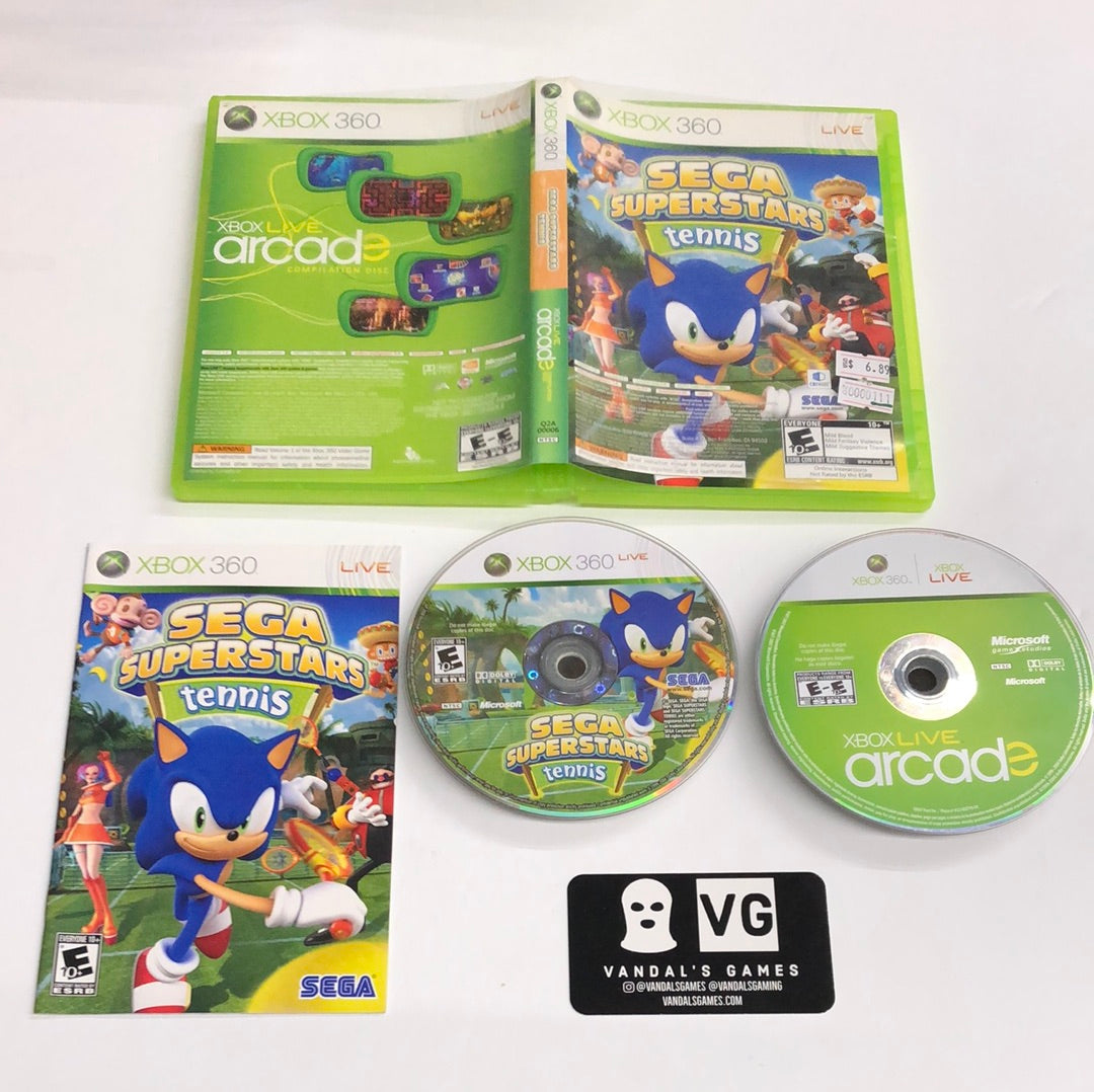  Sega Superstars Tennis - Xbox 360 : Video Games