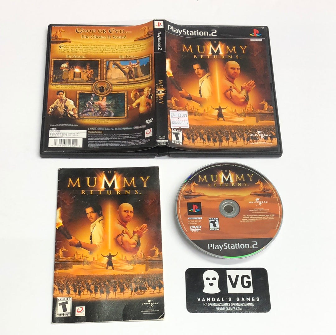 Ps2 - The Mummy Returns Sony PlayStation 2 Complete #111 – vandalsgaming