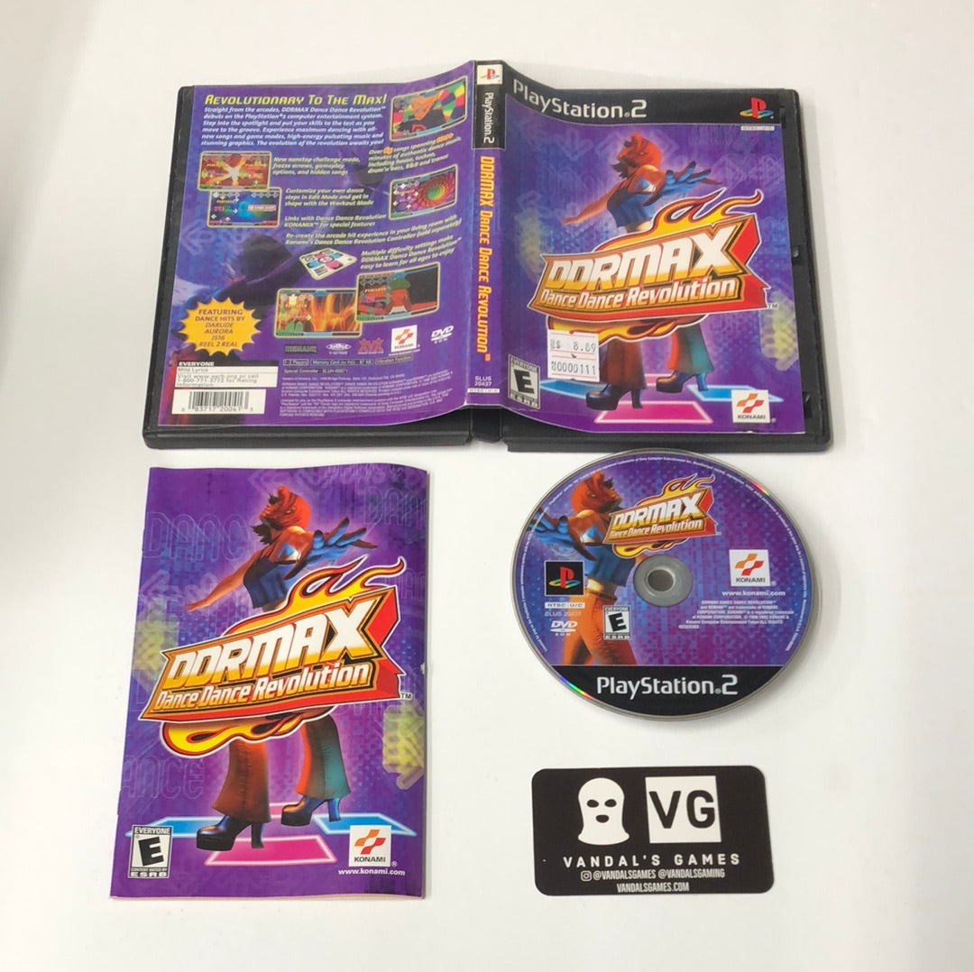 Ps2 - DDR Max Dance Dance Revolution Sony PlayStation 2 Complete