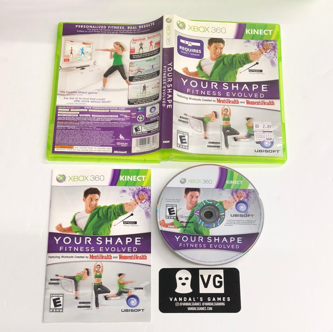 Xbox 360 - Your Shape Fitness Evolved Microsoft Xbox 360 Complete