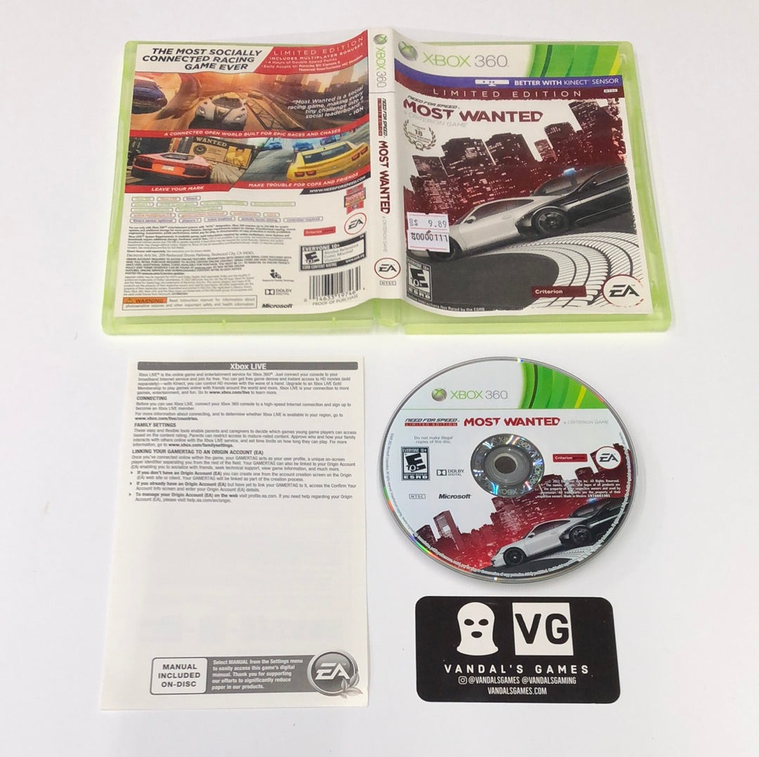 Need for Speed Most Wanted - Xbox 360 (Limited)