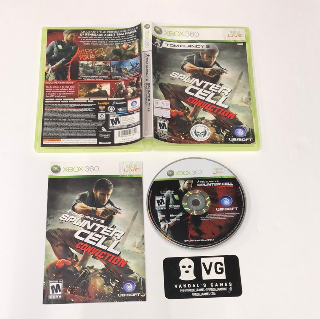 Splinter Cell Conviction Xbox 360 Game Complete