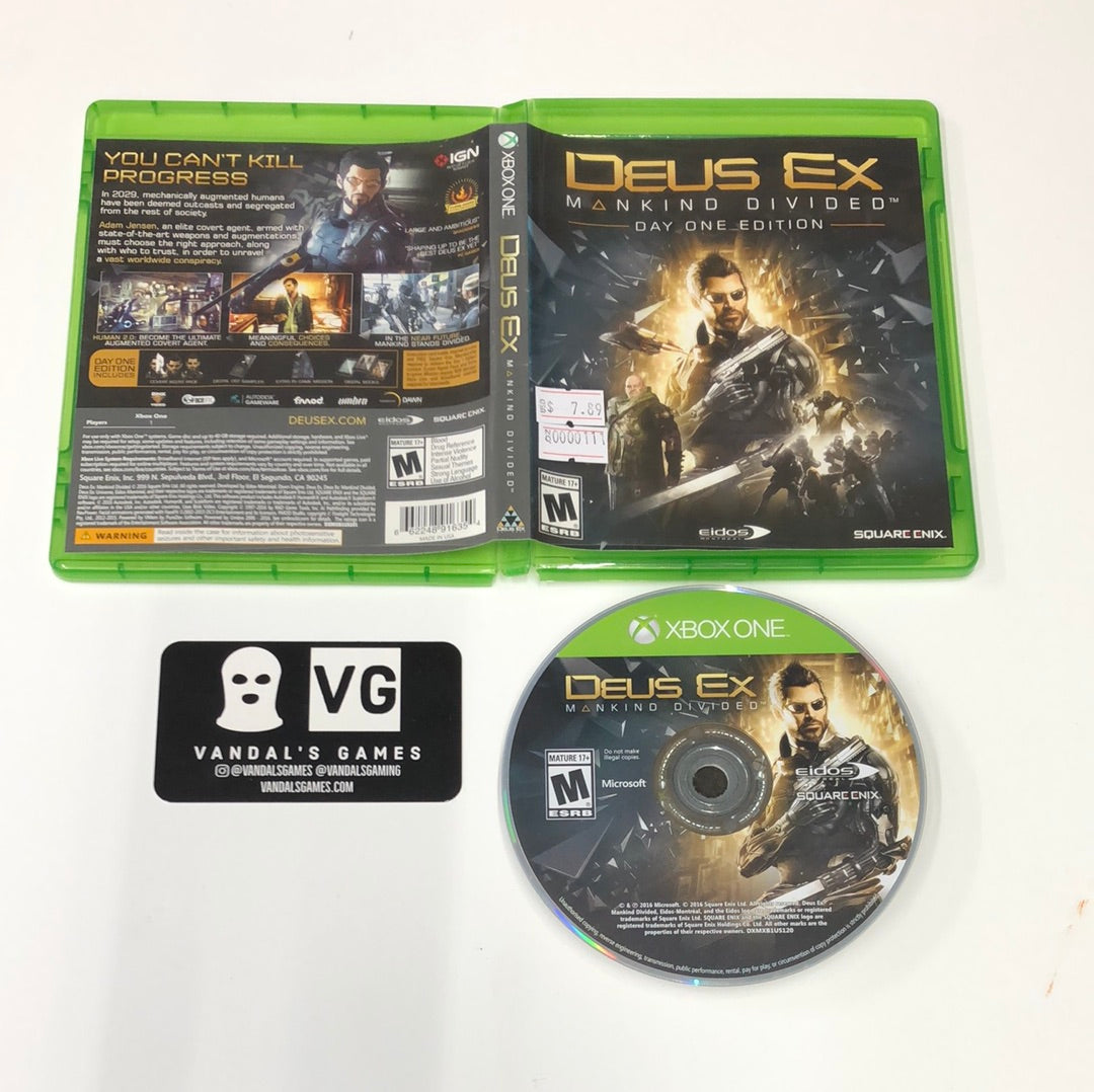  Deus Ex: Mankind Divided Day One Edition (Xbox One) - Xbox One  : Video Games