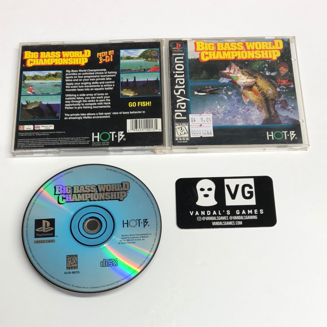Ps1 - Big Bass World Championship Sony PlayStation 1 Complete #1264