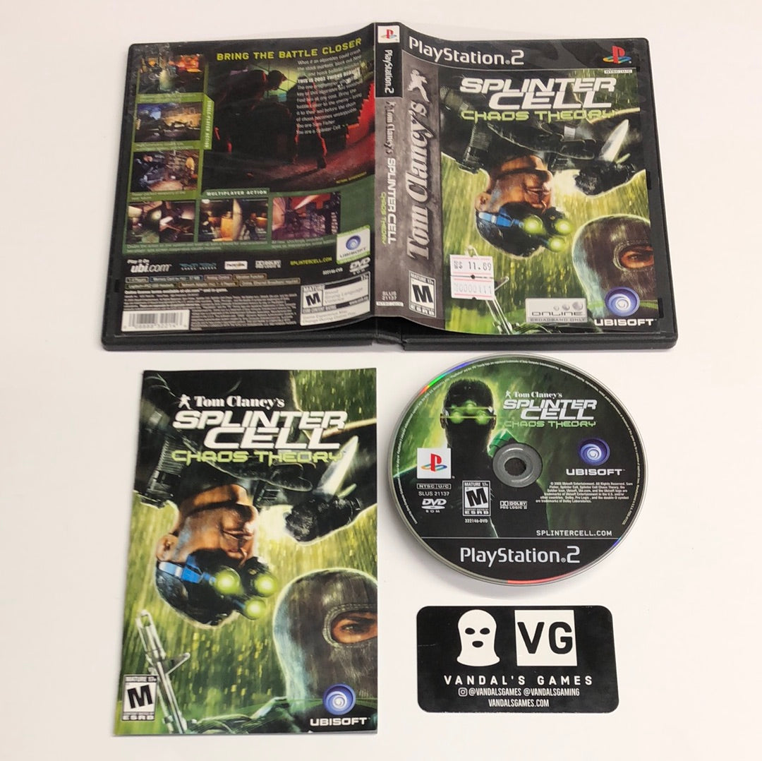  Tom Clancy's Splinter Cell Chaos Theory - PlayStation 2 : Video  Games