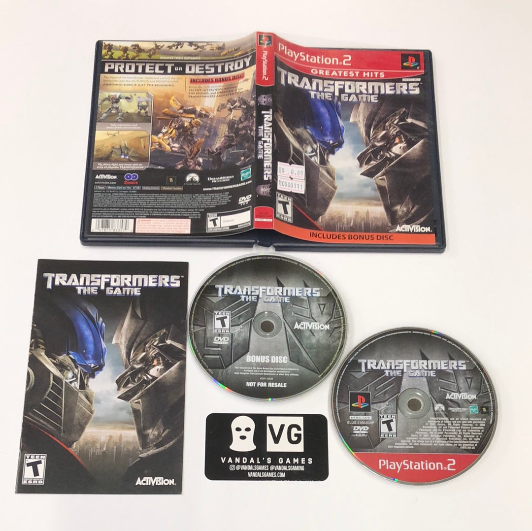 Ps2 - Transformers The Game GH w/ Bonus Disc Sony PlayStation 2 Comple –  vandalsgaming