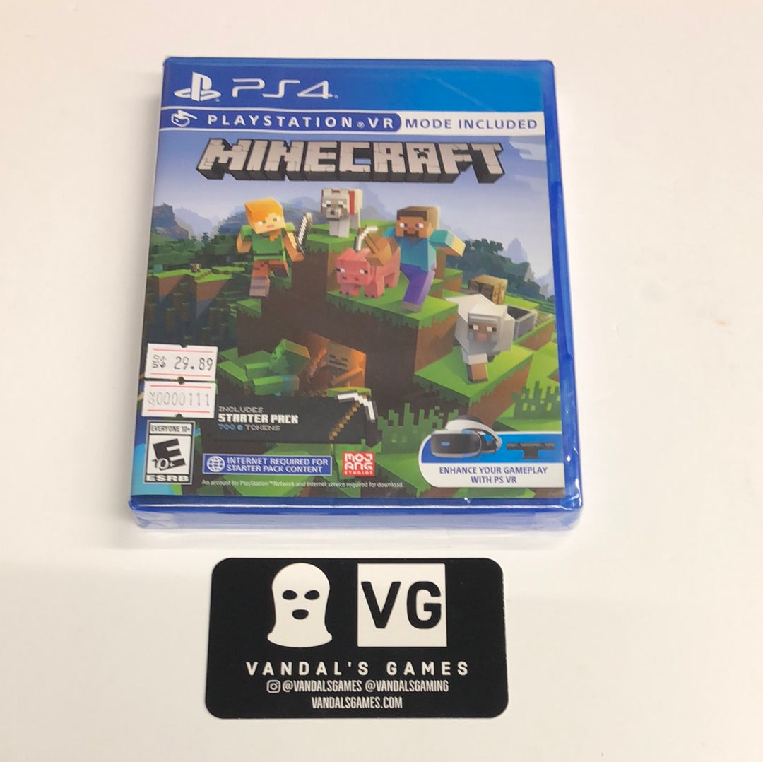 #111 Sony Included - Minecraft 4 Mode vandalsgaming – Brand Ps4 VR New PlayStation