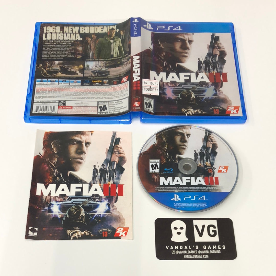 Mafia III (2016, Playstation 4, Box Set) - Discogs