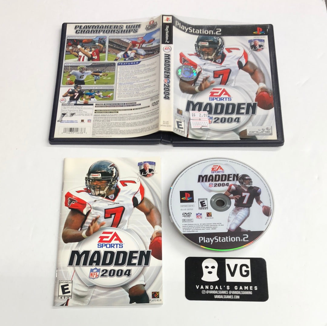 Madden 2004 Sony Playstation 2 Game