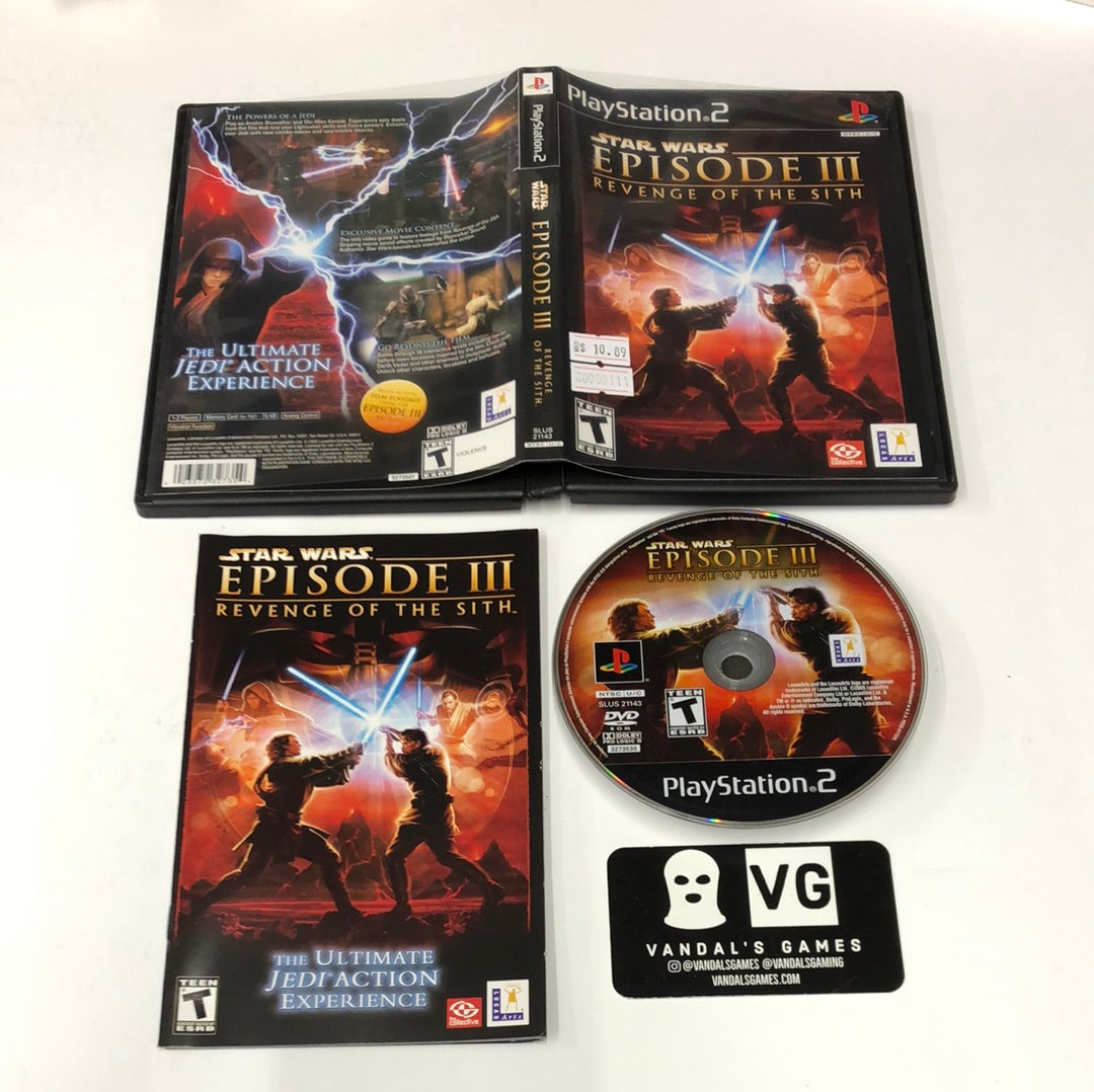 Ps2 - Star Wars Episode III Revenge of the Sith Sony PlayStation 2 Com –  vandalsgaming