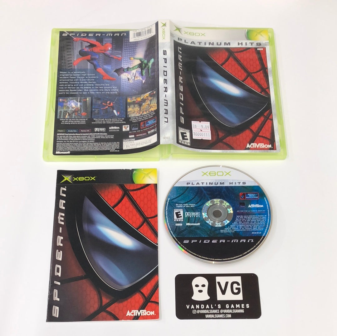 Xbox - Spider-man Platinum Hits Microsoft Xbox Complete #111 – vandalsgaming