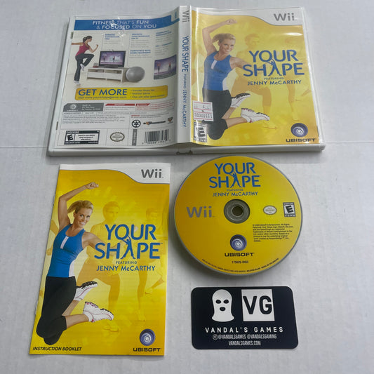 Wii - Your Shape Featuring Jenny McCarthy Nintendo Wii Complete #111