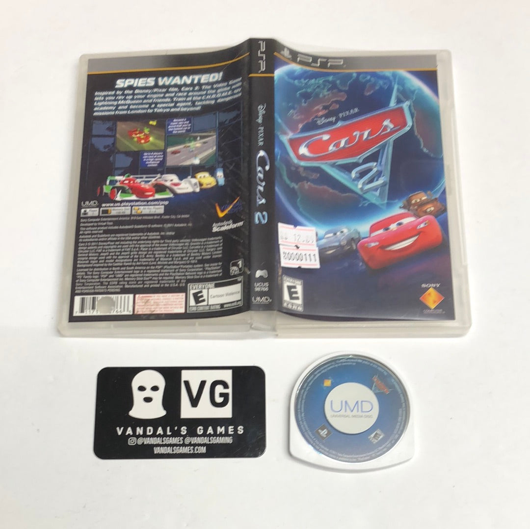 Psp - Cars 2 Sony PlayStation Portable W/ Case #111