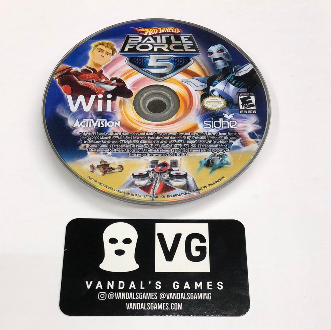 Wii - Hotwheels Battle Force 5 Nintendo Wii Disc Only #111