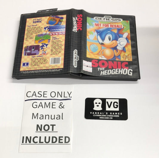 Genesis - Sonic the Hedgehog Sega Genesis Case Only N0 GAME OR MANUAL #2571