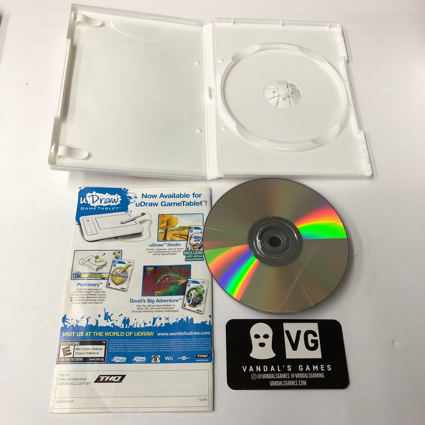 Wii - Udraw Studio Nintendo Wii Complete #111