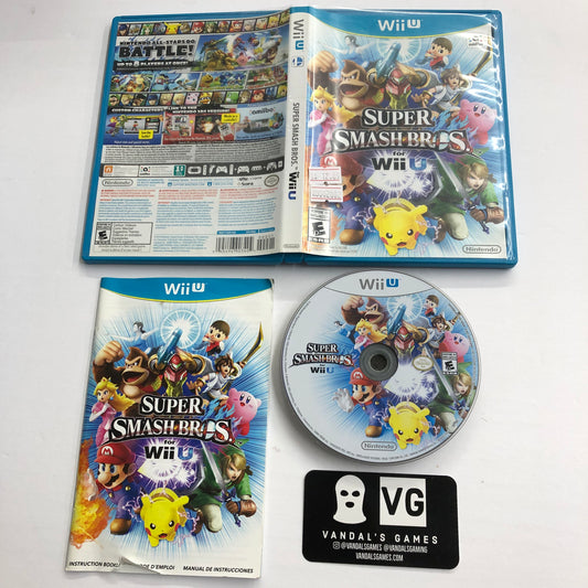 Wii U - Super Smash Bros Nintendo Wii U W/ Case #2883