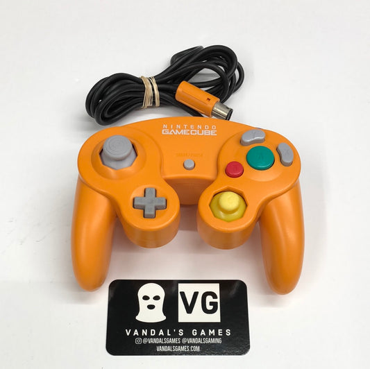 Gamecube - Controller Spice Orange DOL-003 OEM Nintendo Tested #111
