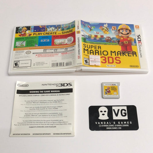 3ds - Super Mario Maker Nintendo 3ds Complete #111