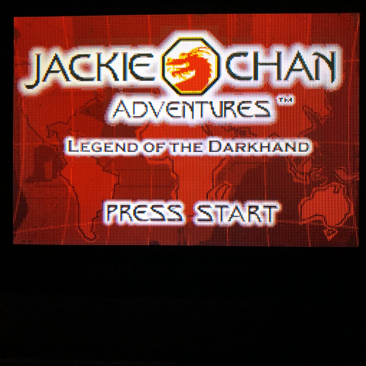 GBA - Jackie Chan Adventures Legend of the Dark Hand Gameboy Advance Cart #2882