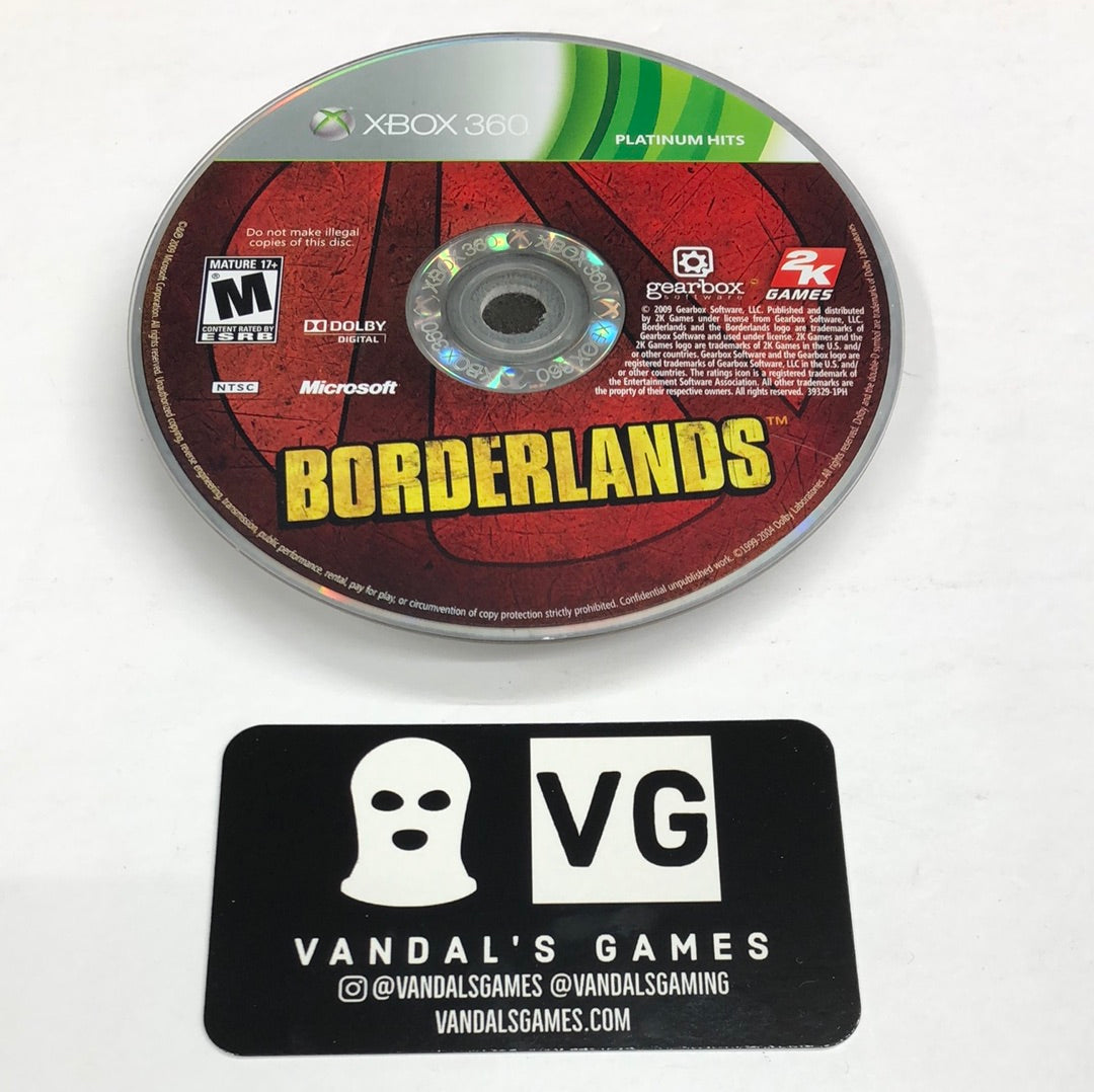 Xbox 360 - Borderlands Platinum Hits Microsoft Xbox 360 Disc Only #111