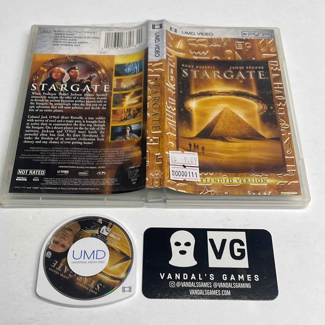 Psp Video - Stargate Sony PlayStation Portable UMD W/ Case #111