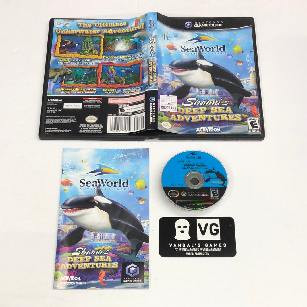 Gamecube - Seaworld Shamu's Deep Sea Adventure Nintendo Complete #111